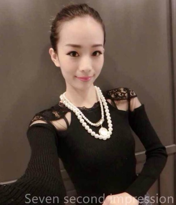 Lace Blouse BL2842 Black