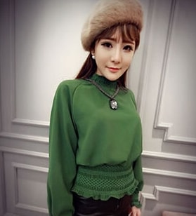 Blouse BL2844 Green