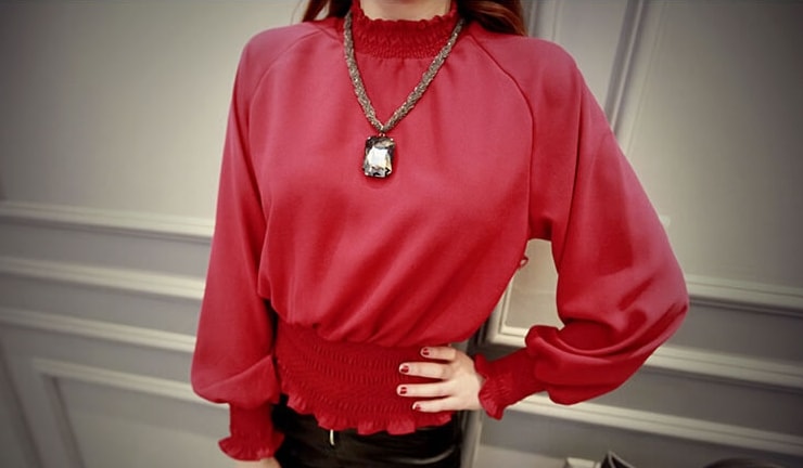 Blouse BL2845 Red