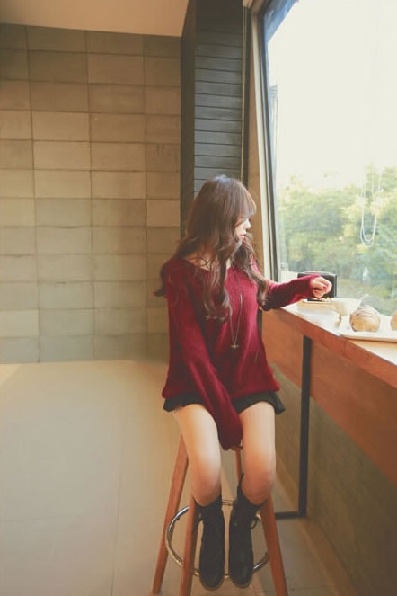 Sweater BL2853 Red Wine