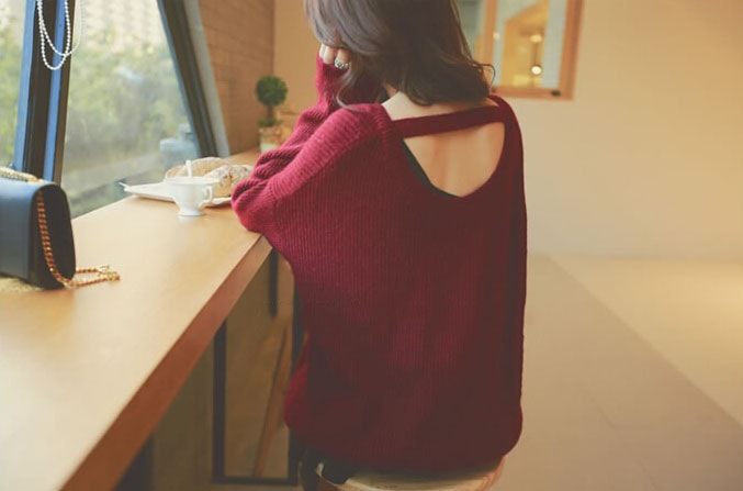 Sweater BL2853 Red Wine