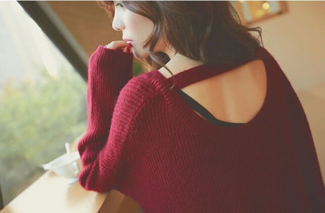 Sweater BL2853 Red Wine