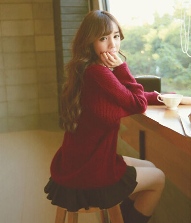 Sweater BL2853 Red Wine