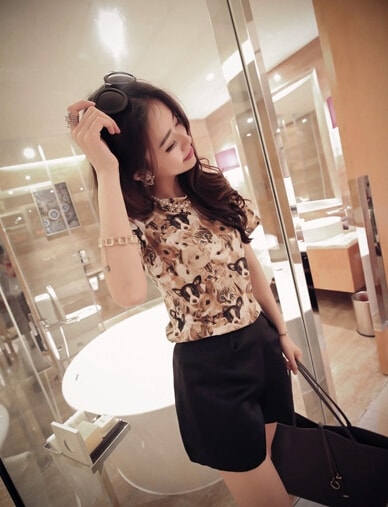 Blouse BL2859 Brown