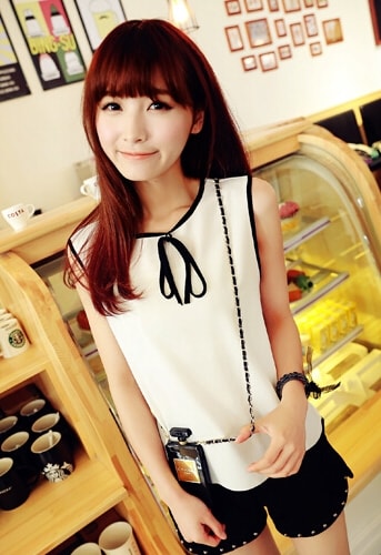 Chiffon Blouse BL2869 White