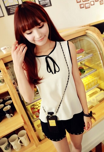 Chiffon Blouse BL2869 White