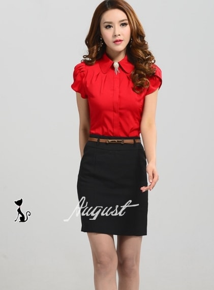 Kemeja BL2873 Red