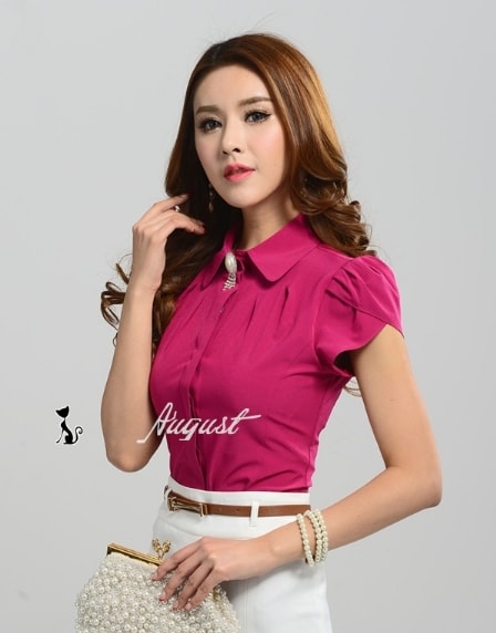 Kemeja BL2874 Pink