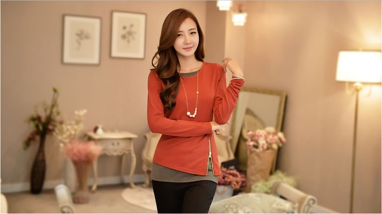 Blouse BL2886 Orange