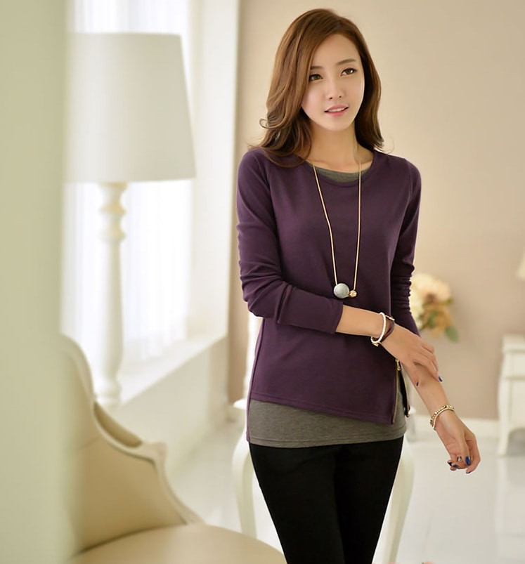 Blouse BL2887 Purple