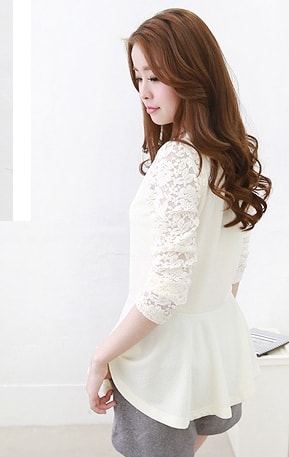 Lycra Blouse BL2913 White