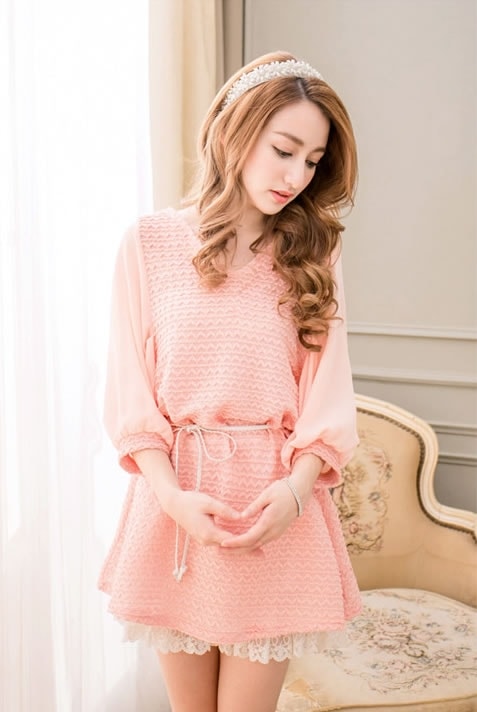 Blouse BL2916 Pink