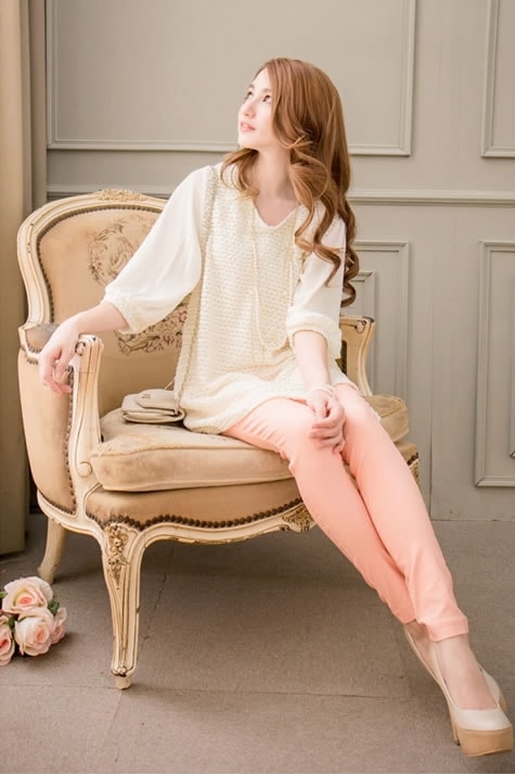 Blouse BL2917 Beige