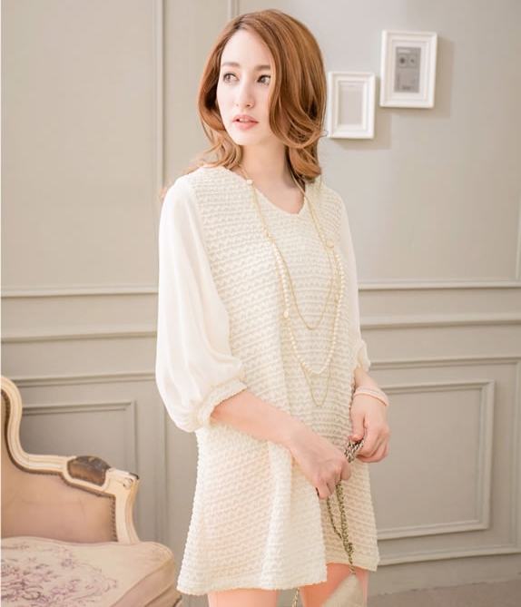 Blouse BL2917 Beige