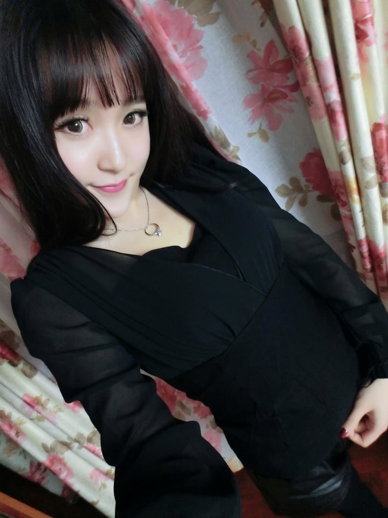 Lace Blouse BL2943 Black