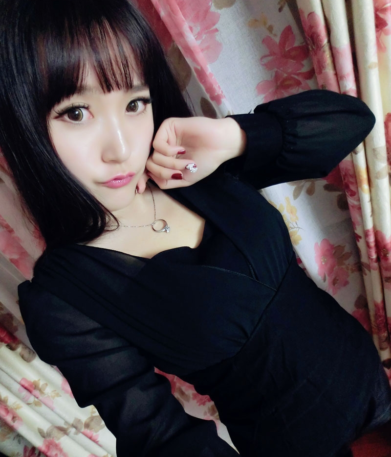 Lace Blouse BL2943 Black