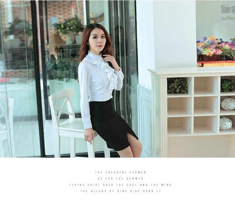 Kemeja Blouse BL2947 White