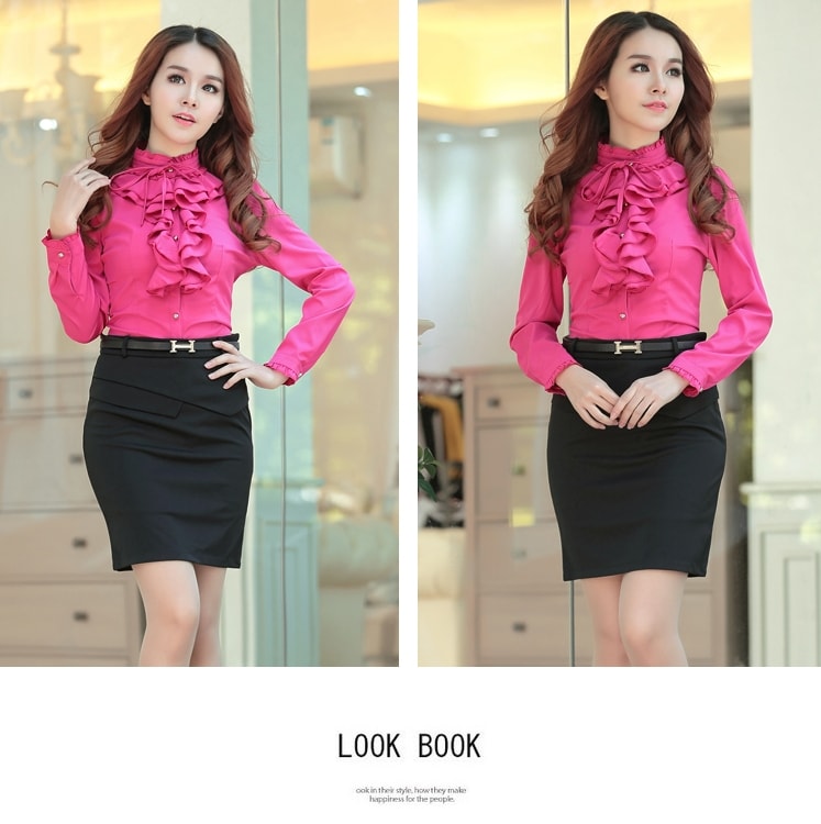 Kemeja Blouse BL2948 Pink