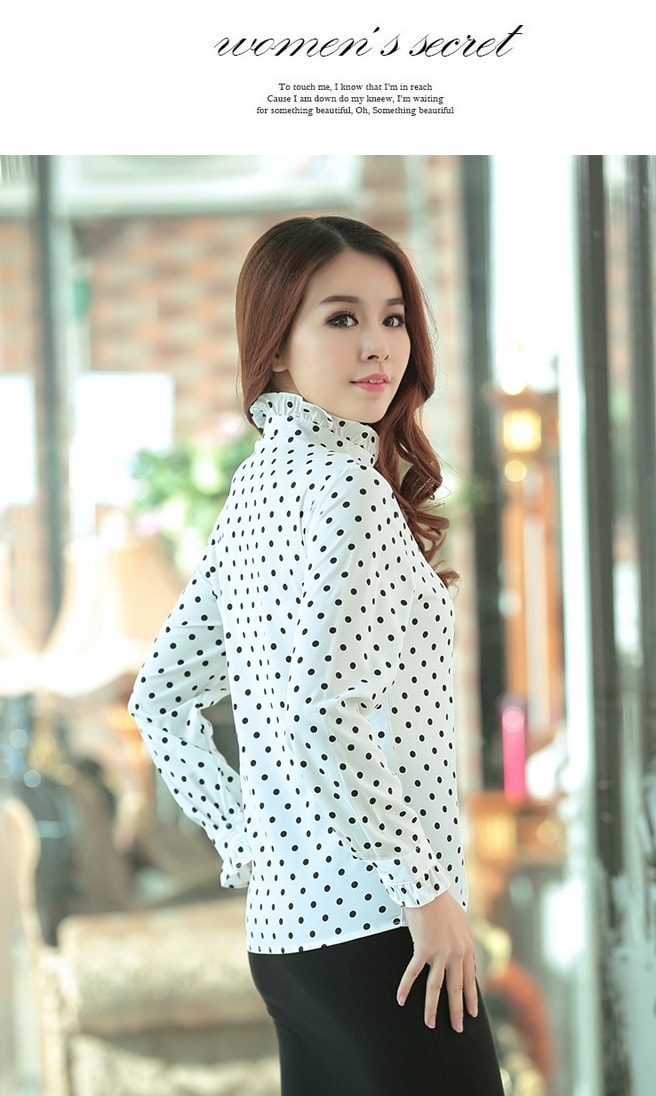 Kemeja Korea BL2951 White