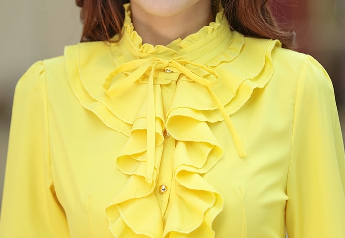 Kemeja Blouse BL2956 Yellow