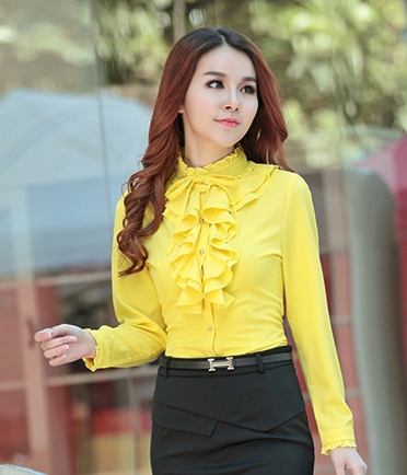 Kemeja Blouse BL2956 Yellow