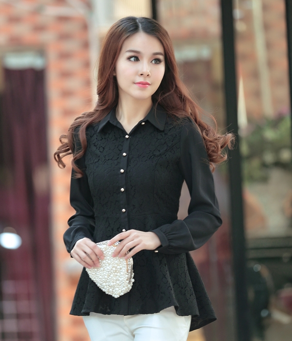 Kemeja Lace BL2965 Black