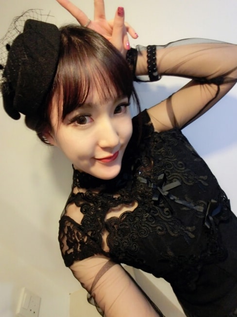 Lace Blouse BL2975 Black