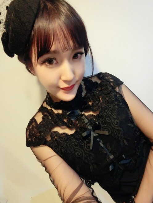 Lace Blouse BL2975 Black