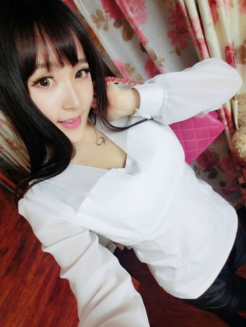 Lace Blouse BL2977 White