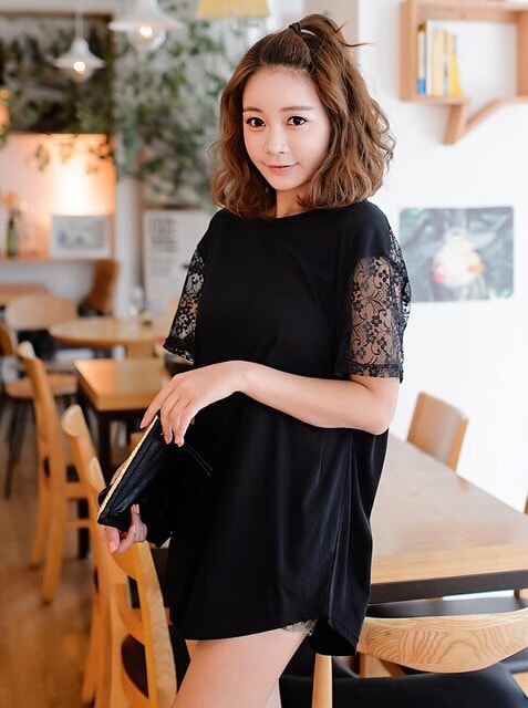 Blouse Lace BL2978 Black