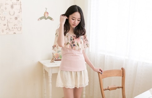 Butterfly Blouse BL2987 Pink