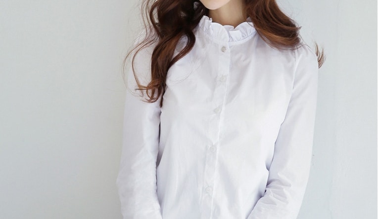 Cotton Blouse BL3003 White