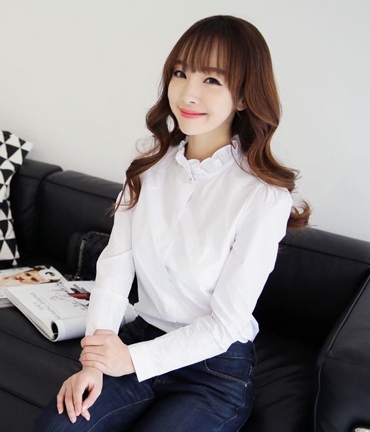 Cotton Blouse BL3003 White