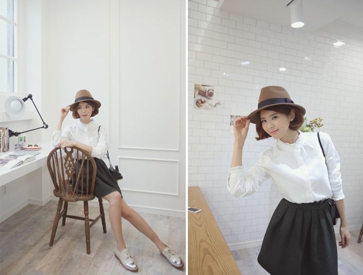 Cotton Blouse BL3004 White