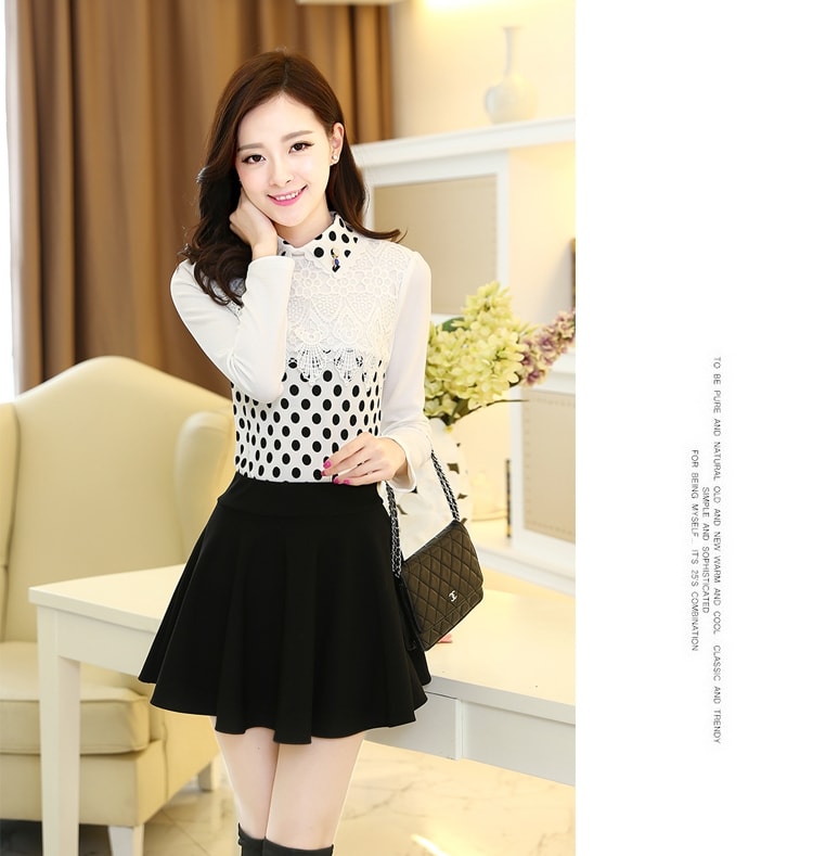 Elegant Lace BL3009 Black Dot