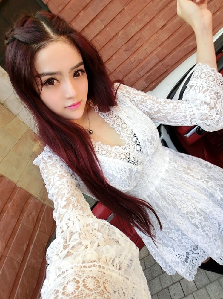 Blouse Lace BL3021 White