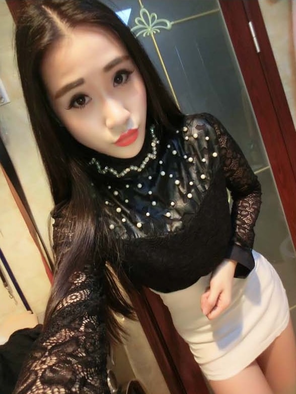 Lace Blouse BL3025 Black