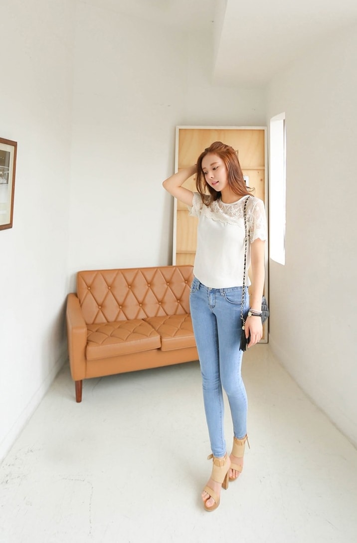 Chiffon Blouse BL3033 White