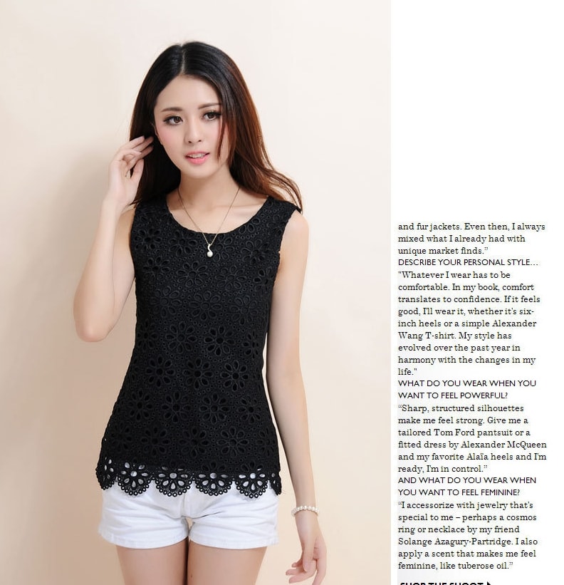 Blus Brokat Import BL3041 Black