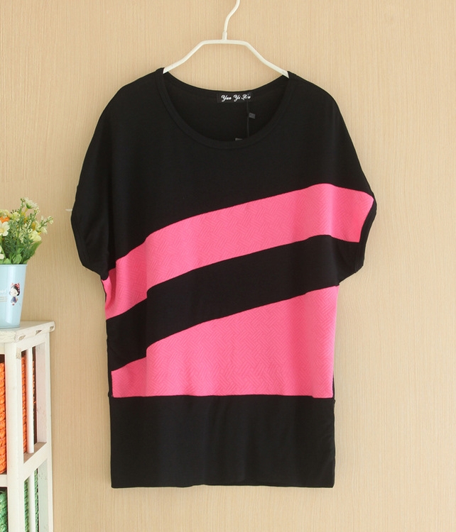 Stripe Blouse Import BL3050 Pink