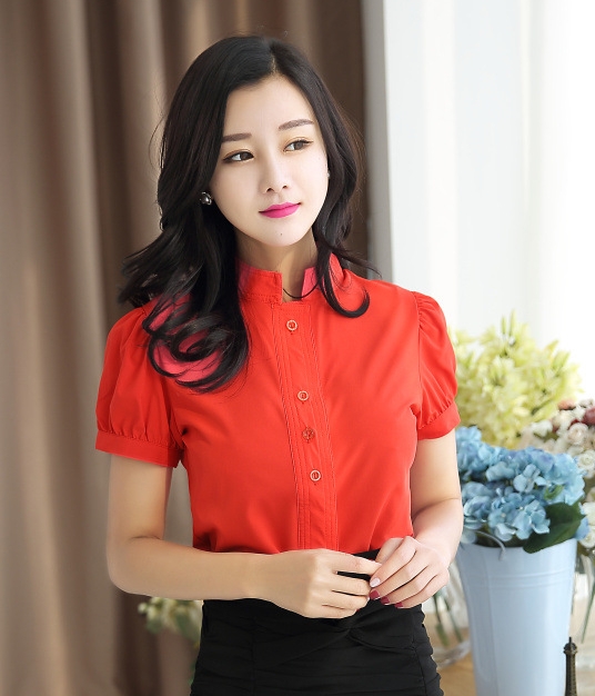 Kemeja Wanita Import BL3104 Red