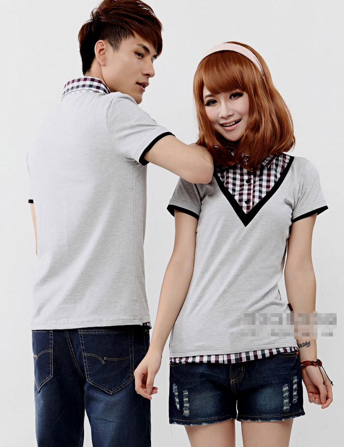 Kemeja Couple CP41 Gray