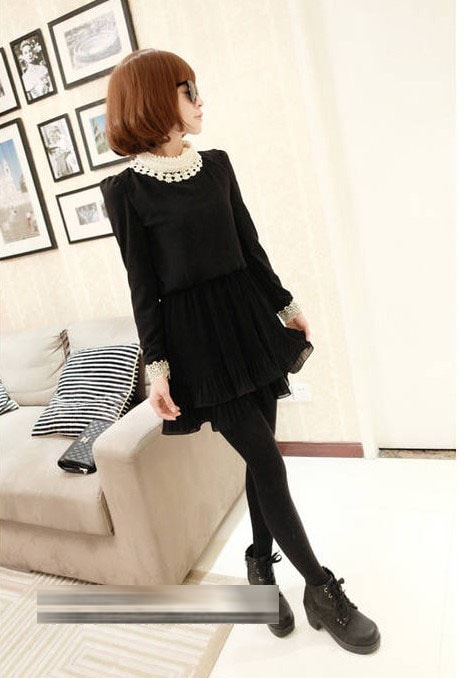 Dress DS3233 Black