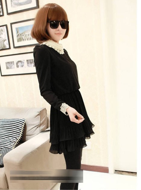 Dress DS3233 Black