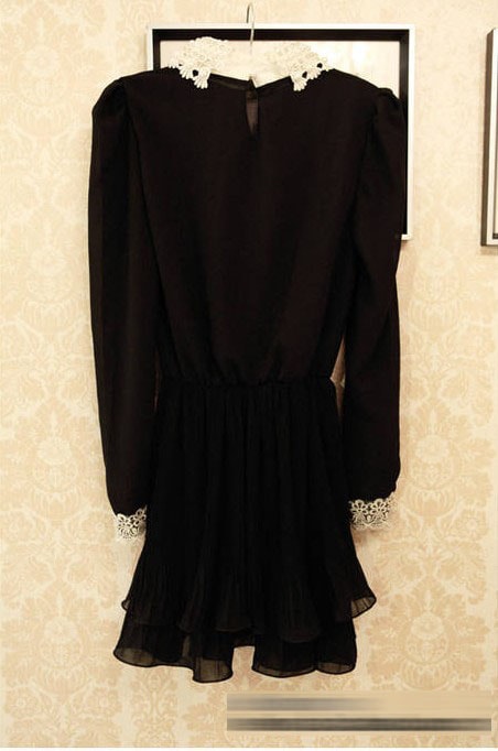 Dress DS3233 Black