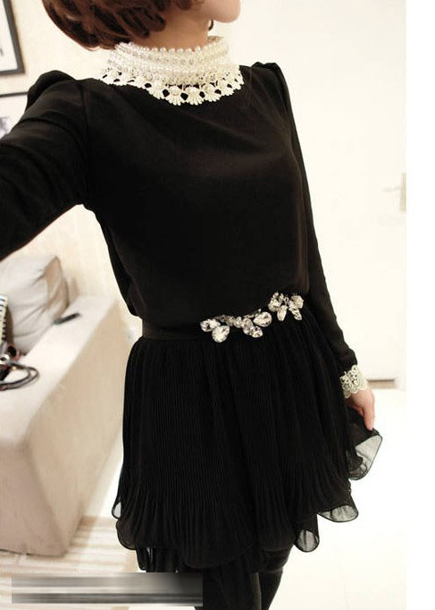 Dress DS3233 Black