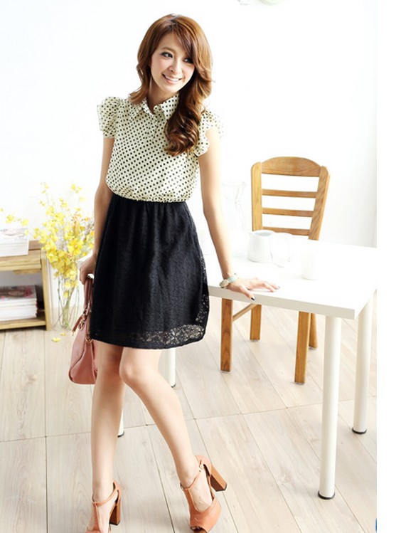 Dress DS3238 White