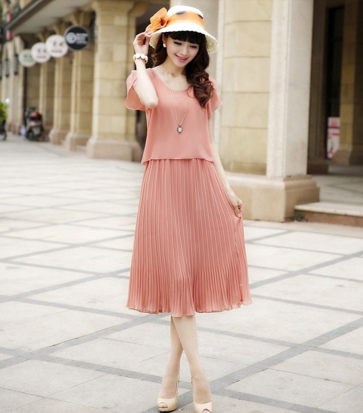 Dress DS3245 Pink