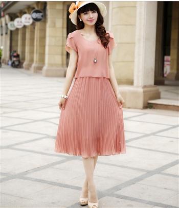 Dress DS3245 Pink