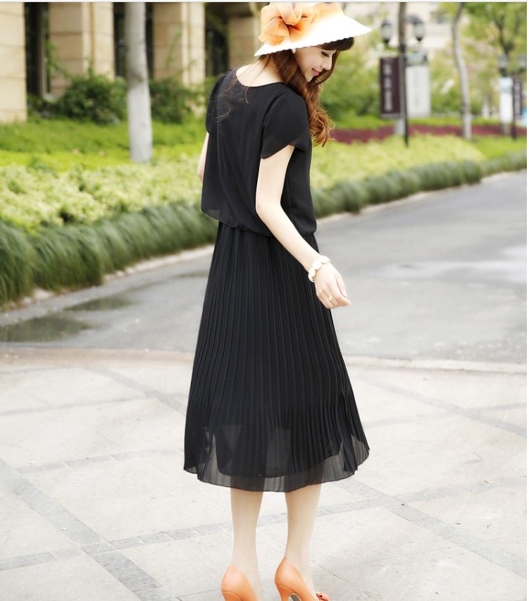 Dress DS3246 Black